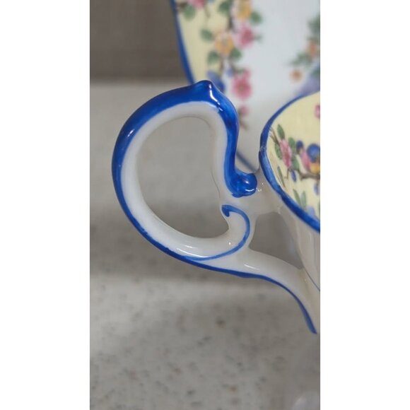 AYNSLEY Art Deco "Trees Garden" Cup & Saucer - Picture 8 of 8